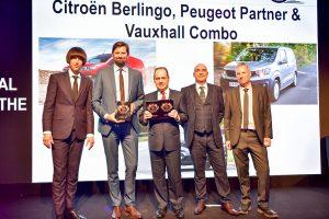 Gareth Edwards giving the award for the LCV of the Year at the What Van Awards