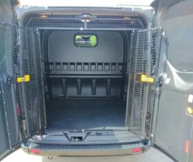 Ford Transit Custom Crew Van with Dog Cages