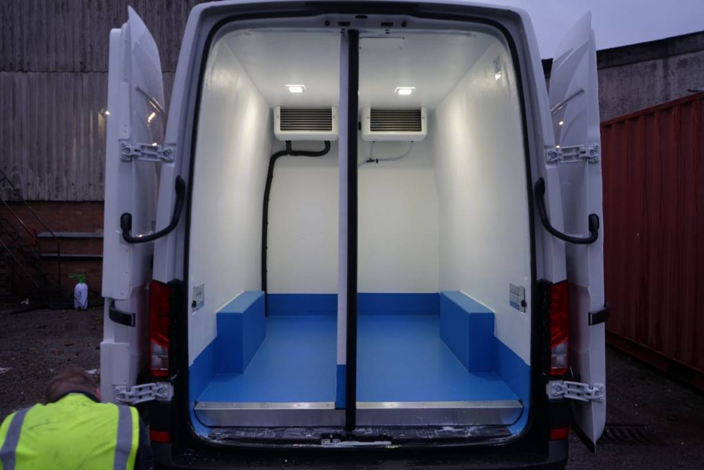 Split Compartment Refrigerated Van