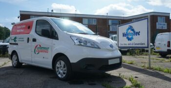 Fully-electric oven van