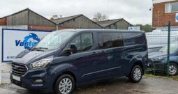 Ford Transit Custom 320 L2H1 170PS Automatic Limited Crew Van Blazer Blue (6 Seats)