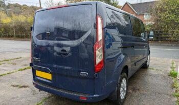 Ford Transit Custom 320 L2H1 170PS Automatic Limited Crew Van Blazer Blue (6 Seats) full