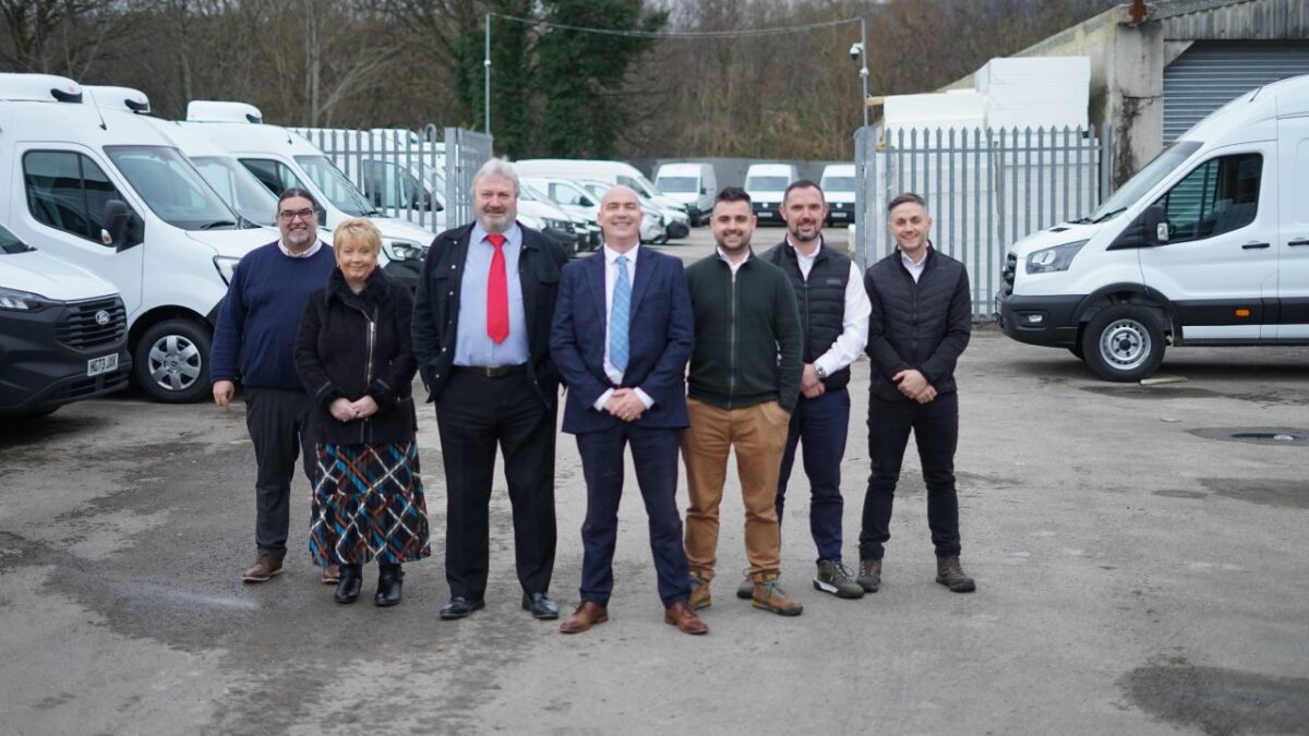 Vantastec Managing Directors Colin Smith and Gareth Edwards, along with our Board of Trustees