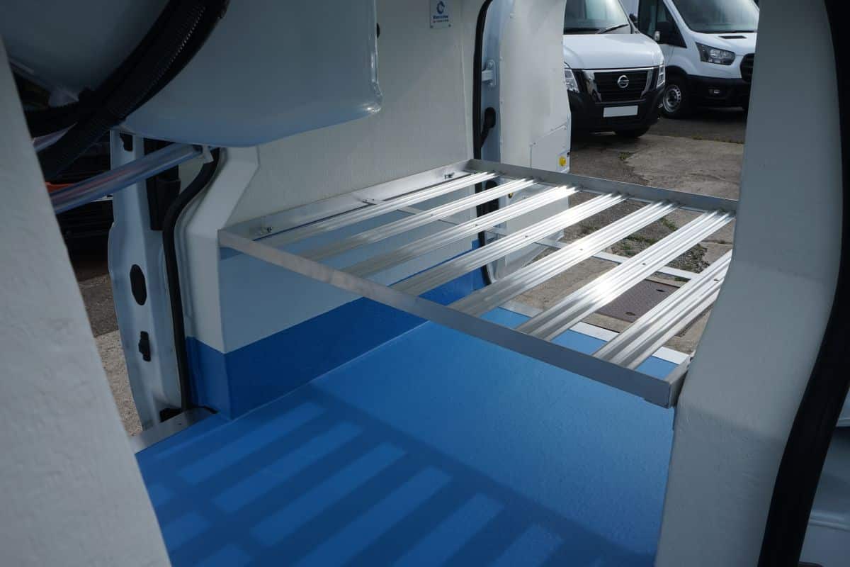refrigerated van shelving