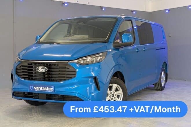 Ford Transit Custom Auto Crew Van With Tailgate