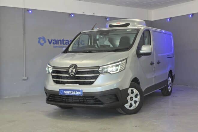 Silver Renault Trafic Fridge Van