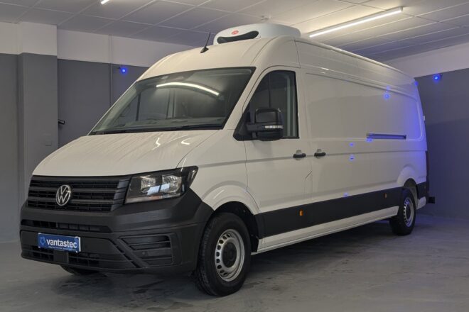 White VW Crafter Fridge Van