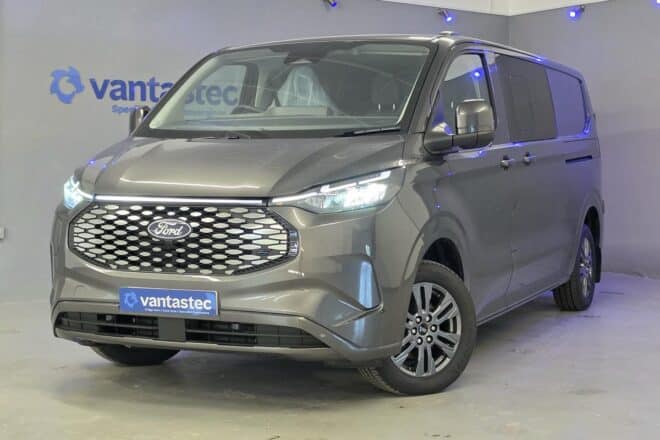 ford transit custom electric crew van