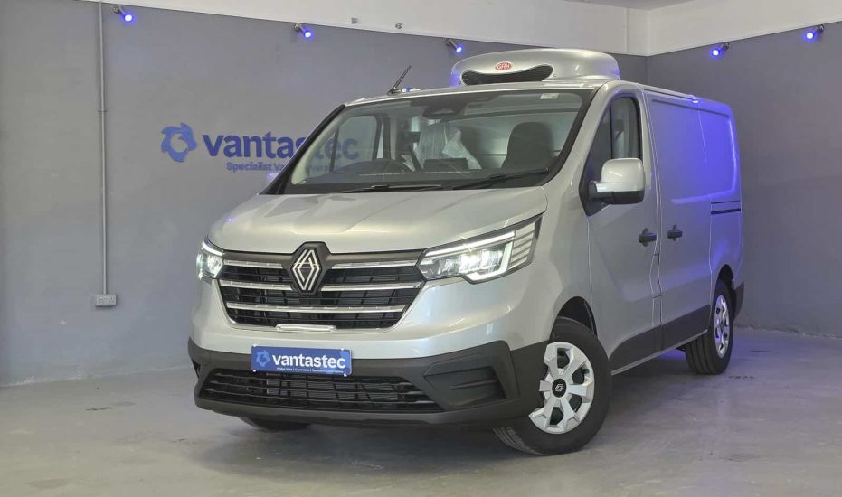 Silver Renault Trafic Fridge Van