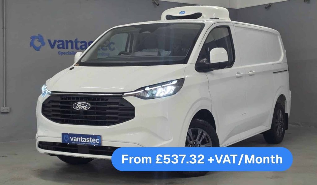 Ford Transit Custom PHEV fridge van for sale