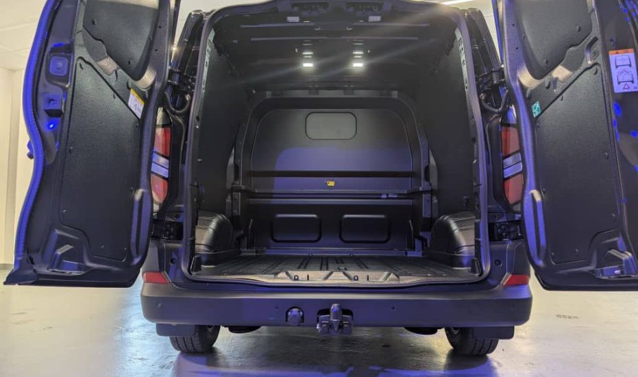Black Ford Transit Custom Trail Crew Van