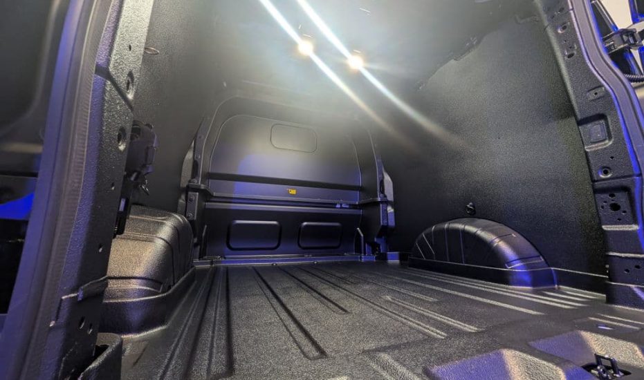 Black Ford Transit Custom Trail Crew Van