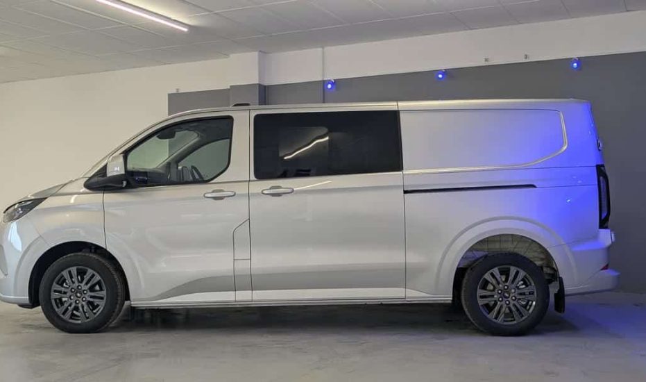 Silver Ford Custom PHEV Crew Van For Sale | Free UK Delivery